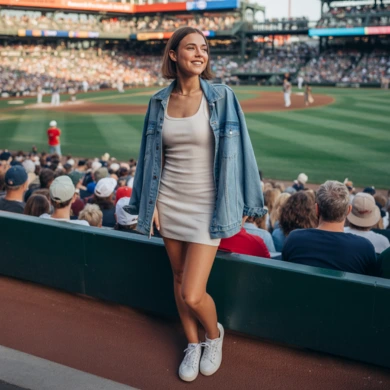 cute outfit ideas for baseball game day